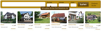 Hotels, Pensionen, Privatzimmer und Ferienwohnungen